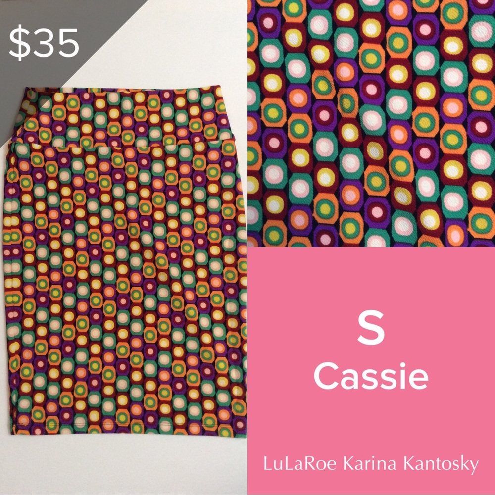 LuLaRoe S Cassie skirt